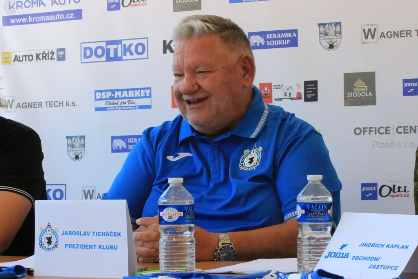 Prezident Jaroslav Ticháček před startem jara