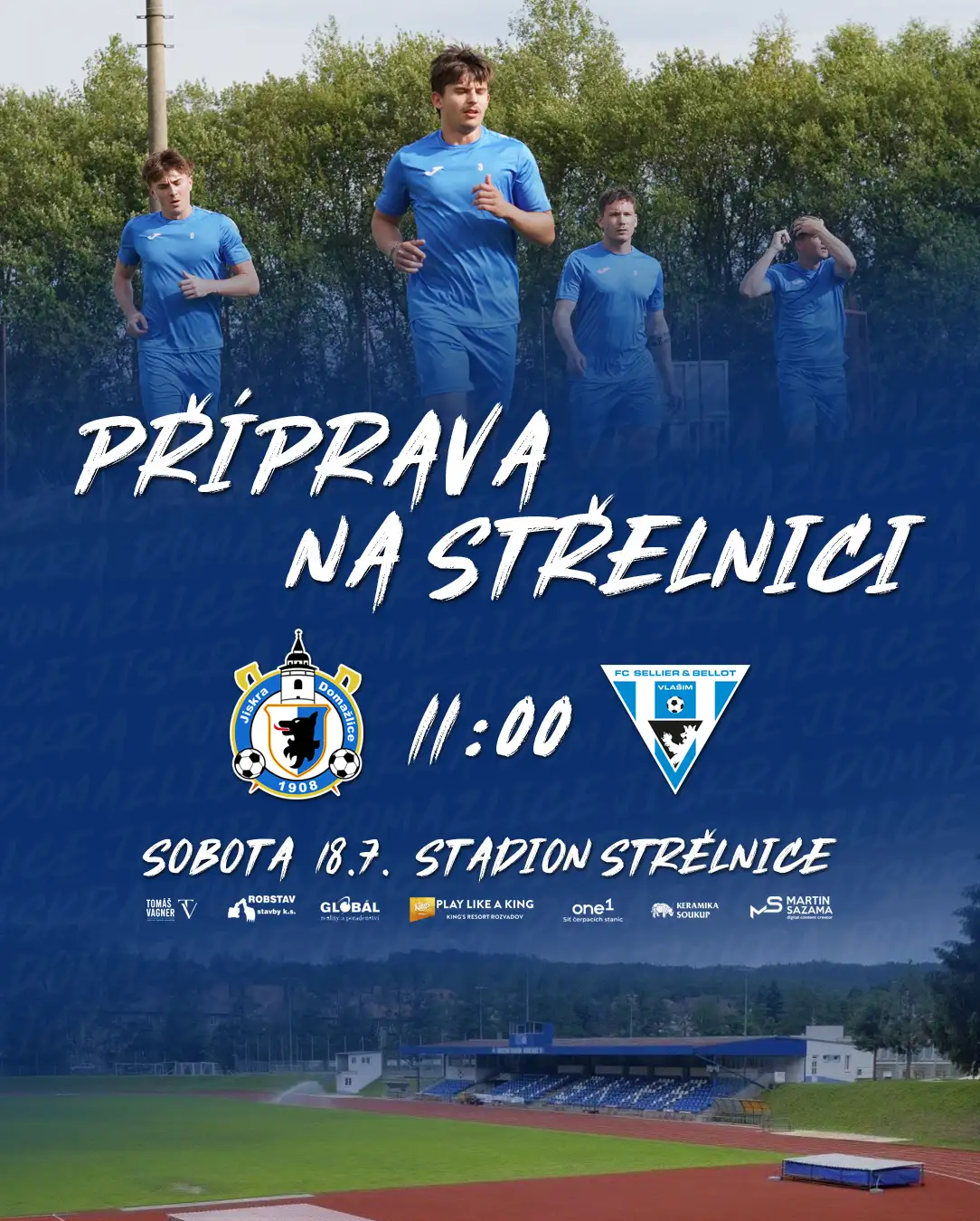 Už zítra přijede na Střelnici Vlašim!